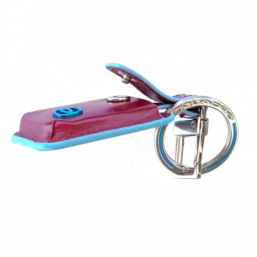 Piquadro Red and Blue Key Fob